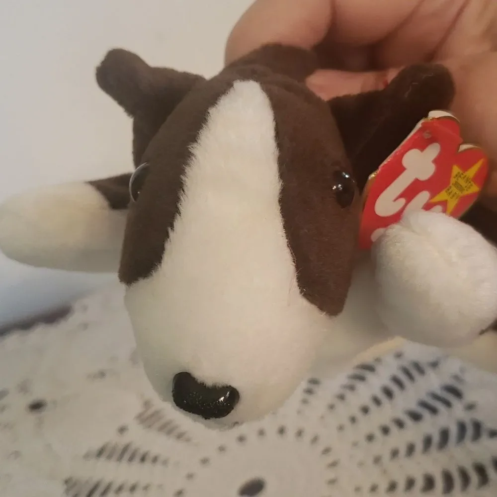 Vintage 1997 Ty Beanie Baby BRUNO the Terrier Dog